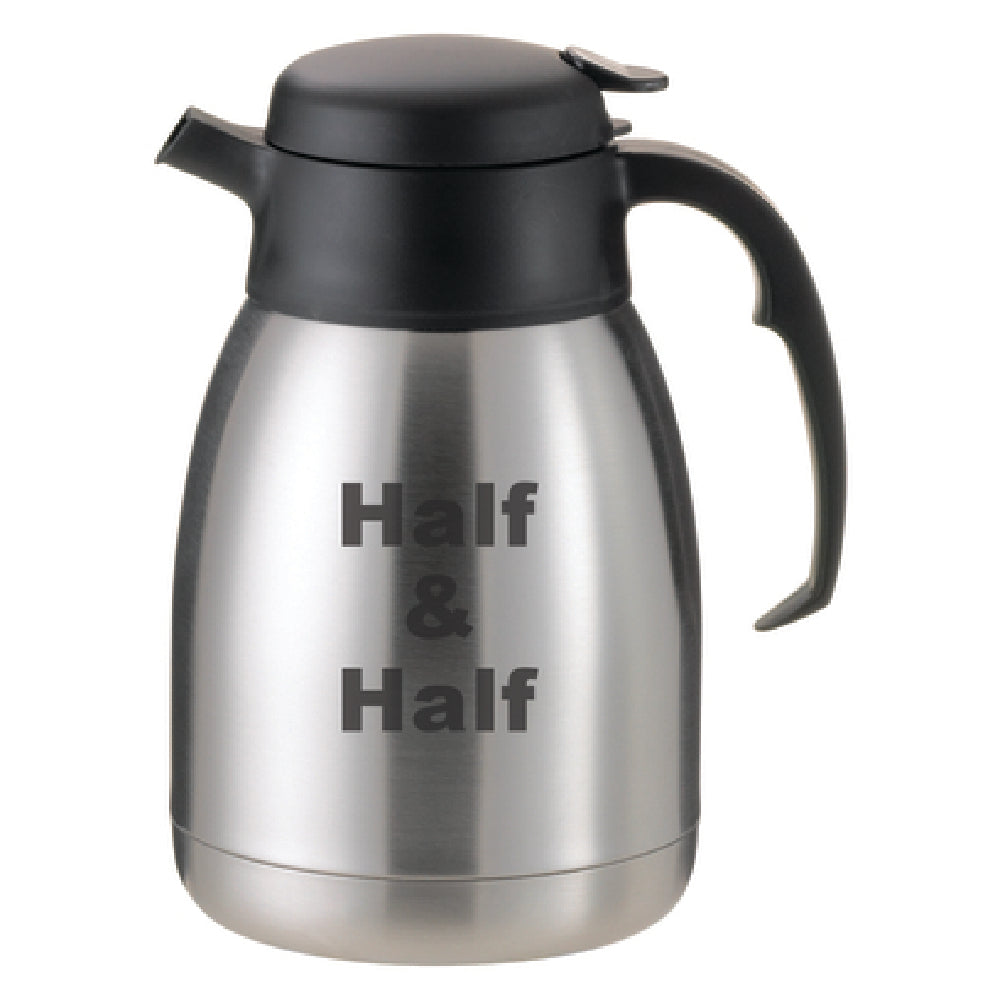 Service Ideas FVPC15HALFET SteelVac™ Carafe 1.5 Liter (50.7 Oz.) 5-3/4" X 7-1/4" X 9-1/4"