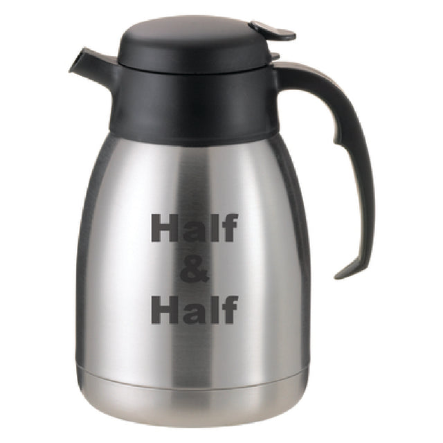 Service Ideas FVPC15HALFET SteelVac™ Carafe 1.5 Liter (50.7 Oz.) 5-3/4" X 7-1/4" X 9-1/4"
