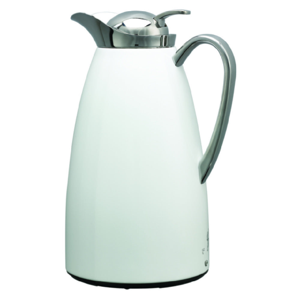 Service Ideas CJZS1WHT Classy™ Vacuum Carafe 1 Liter (33.8 Oz.) 5-1/2" X 6-1/2" X 10"