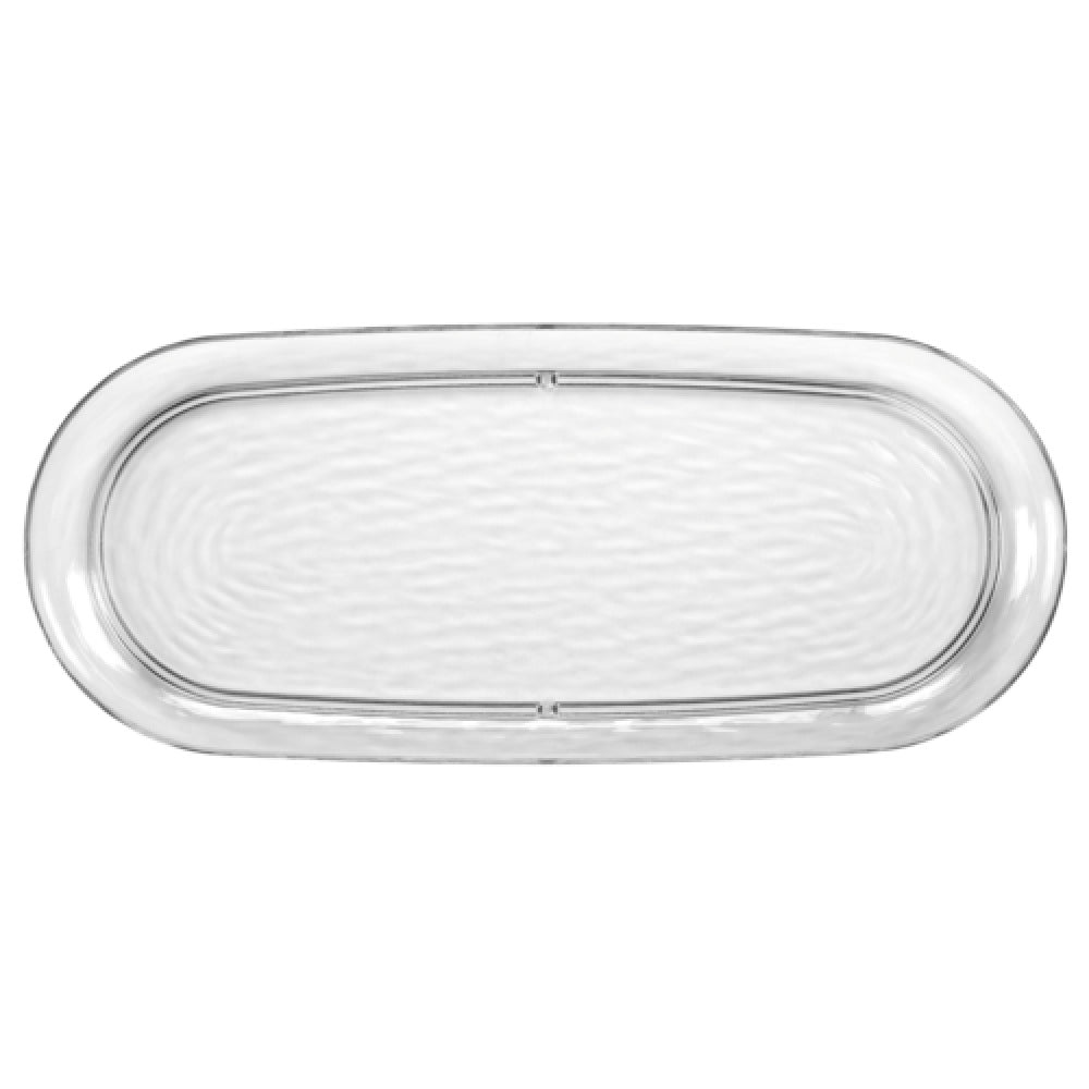 Libbey 92399 Appetizer Platter 16-1/2"L X 7"W X 1-1/8"H Oblong
