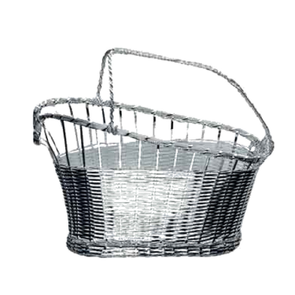 BauscherHepp 19.2379.6440 Wine Basket 9-1/4" X 4" X 7"H" Silver Plate Finish