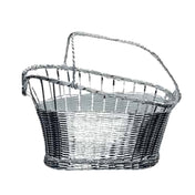 BauscherHepp 19.2379.6440 Wine Basket 9-1/4" X 4" X 7"H" Silver Plate Finish
