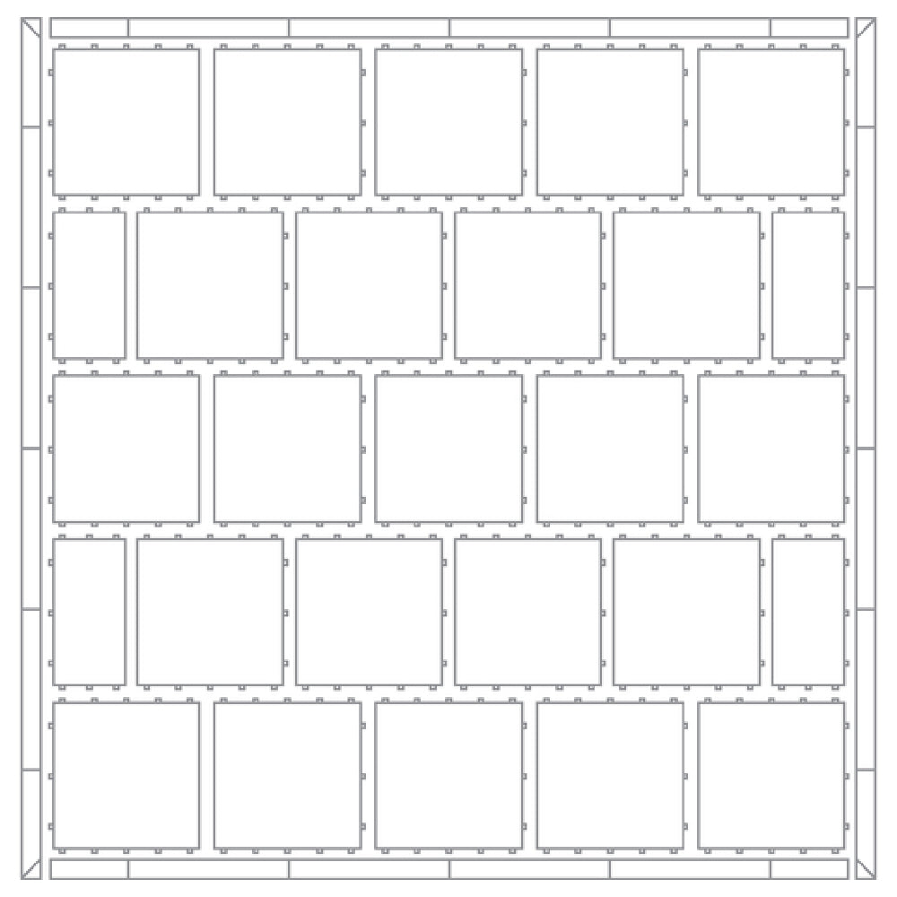 Forbes Industries 3202FK2 Florlok® 2 Portable Dance Floor Set 6' X 12' 4" Width Trim