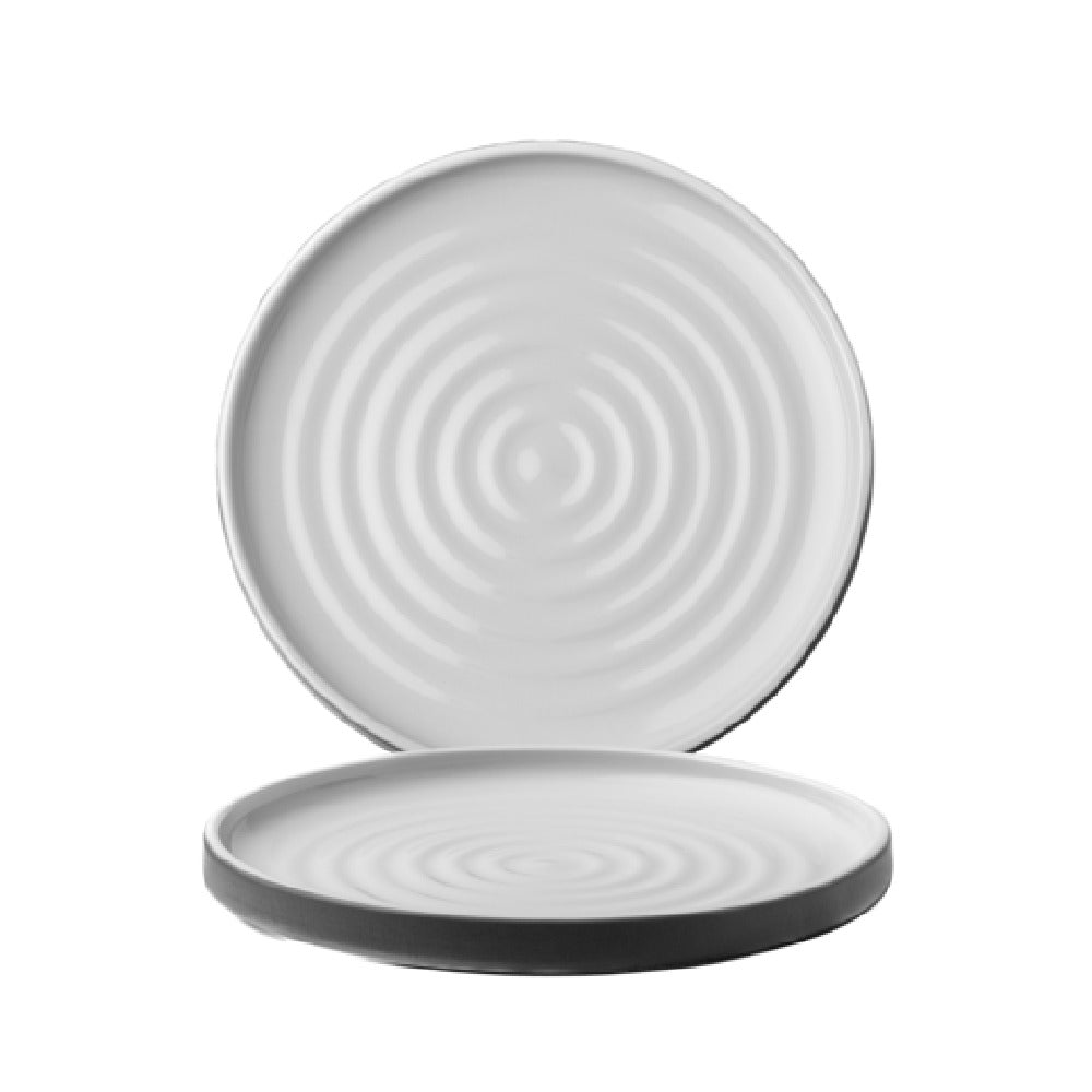 Arc Cardinal FP131 Chef & Sommelier Geode Charcoal Plate (D:10.75'') Stoneware
