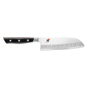 Zwilling 34028-143 Miyabi Evolution Santoku Knife 5-1/2" Hollow Edge