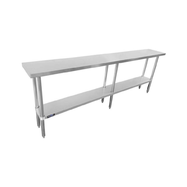 Sapphire Manufacturing SMTE16-3684S Worktable 84"W X 36"D X 35"H 16/304 Stainless Steel Top