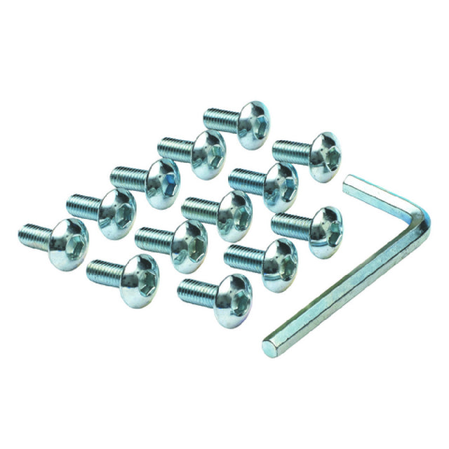 Hubert 77224 - Kratos Hardware Kit, Stainless Steel, For Outdoor Steel Tables