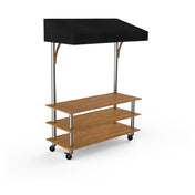Steelite MGCMLB10BSBW Mogogo Buffet Solutions Modular Classic Canopy Unit 3-tier