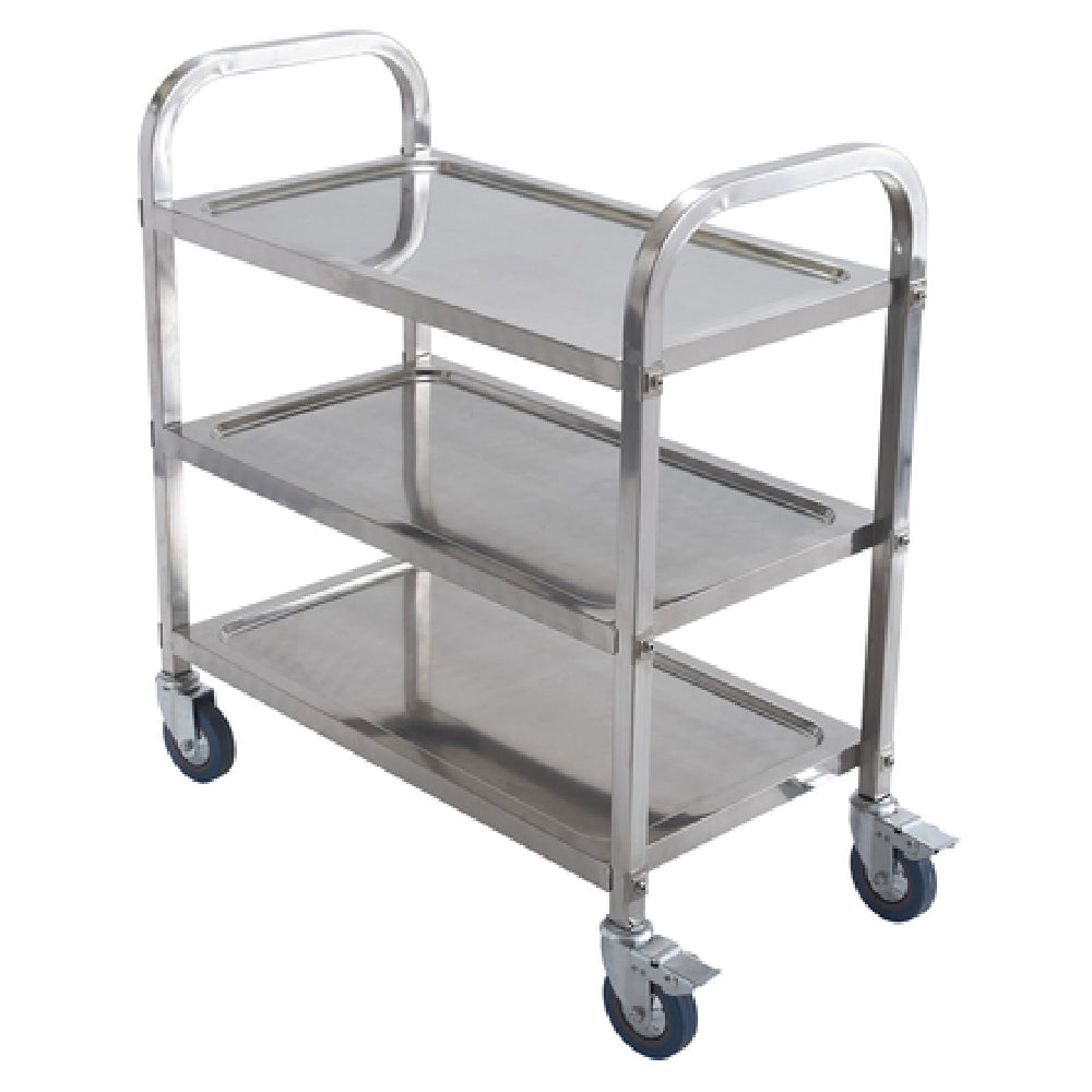 Winco SUC-30 Trolley 3-tier 30" X 16" X 33"H With Wheels