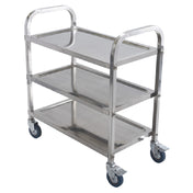 Winco SUC-30 Trolley 3-tier 30" X 16" X 33"H With Wheels