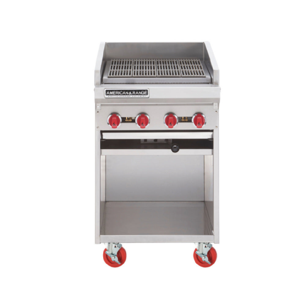 American Range ADJF-24_LP Charbroiler Gas Floor Model