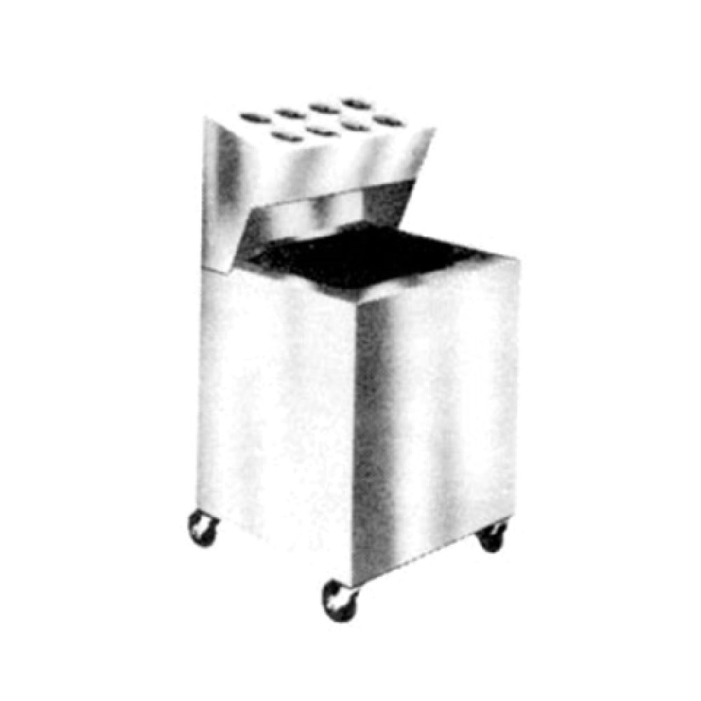 Piper Products AT-ST2-OSW8 - Tray Dispenser, Cabinet Style, Enclosed Base