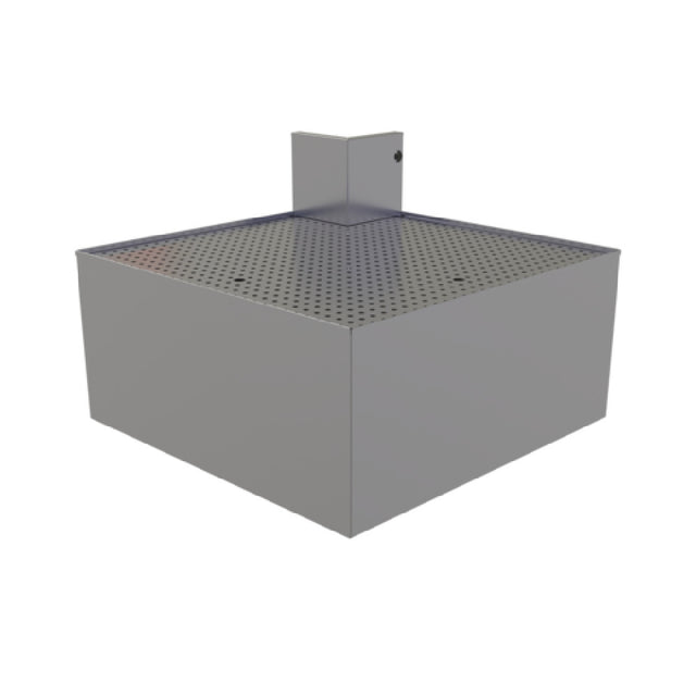 Glastender COLB Underbar Outside L-Shape Corner Drainboard With Removable Perforated Insert