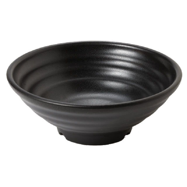 GET Enterprises B-247-BK Nara™ Bowl 22 Oz. (24 Oz. Rim Full) 7" Dia. X 2"H