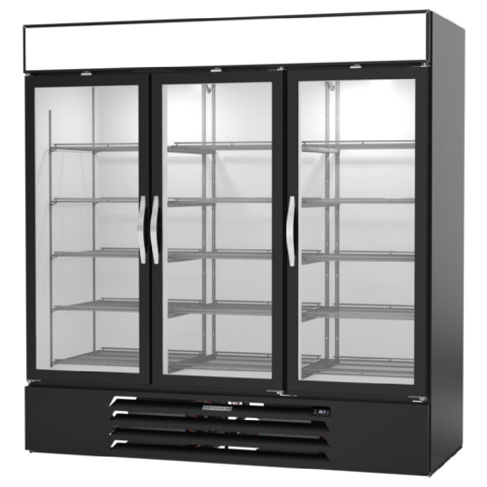 Beverage Air MMR72HC-1-B MarketMax™ Refrigerated Merchandiser Reach-in Three-section