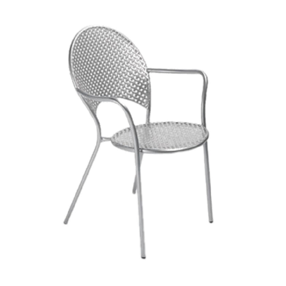 Emuamericas, Llc E3403-22 - Sole Stacking Armchair, Outdoor/indoor, Interlace Steel Mesh Back And Seat