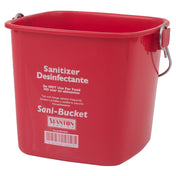 Stanton Trading SB3QRD Sani-Bucket 3 Qt. For Sanitizing Solution