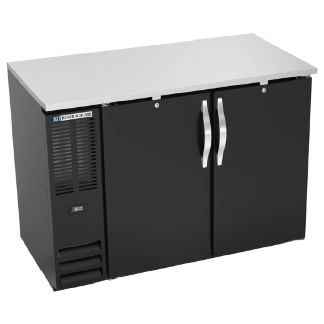 Beverage Air BBN48HC-F-B - Refrigerated Food Rated Back Bar Storage Cabinet, Two-section
