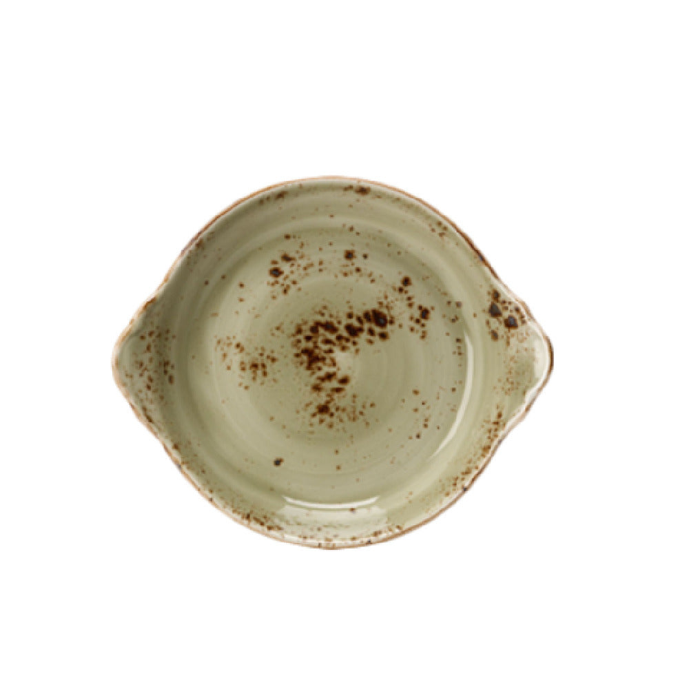 Steelite 11310317 Round Earred Dish 27.5 Oz 8.5" X 7.5" X 2.0"