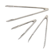 Alegacy Foodservice Products 3511EH Spring Tongs 9-1/2"L Scalloped Edge