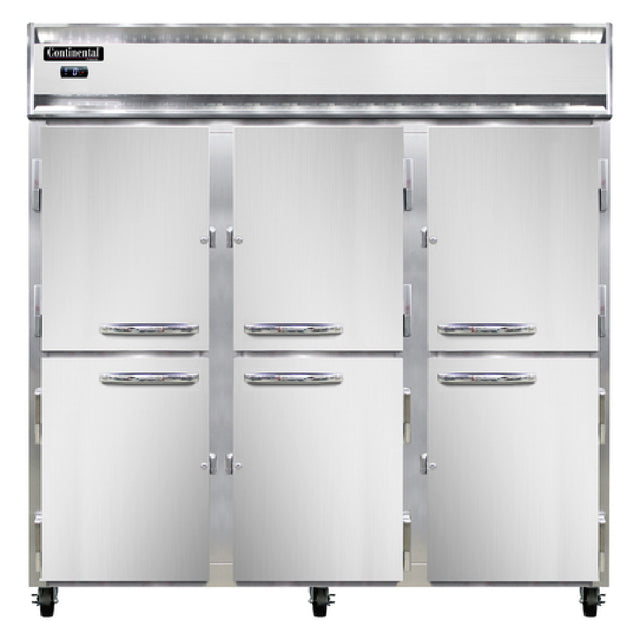 Continental Refrigerator 3FNSSHD Freezer Reach-in Three-section