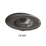 Yanco CB-809 Cowboy Dessert Plate 8-1/4"W X 9-1/2"D X 2-3/4"H 10 Oz