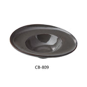 Yanco CB-809 Cowboy Dessert Plate 8-1/4"W X 9-1/2"D X 2-3/4"H 10 Oz