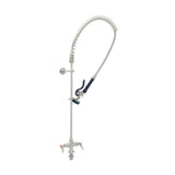 T&S Brass S-0113-B EverSteel Pre-Rinse Unit: EasyInstall Stainless Steel Single Hole Deck Mount Mixing Faucet