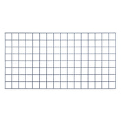 Quantum SG-3354GY Store Grid Panel 54"W X 33"H Gray Epoxy Antimicrobial Finish
