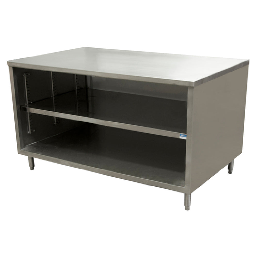 BK Resources CST-2448 Chef Table Cabinet Base With Open Front 48"W X 24"D X 34-3/4"H Overall Size
