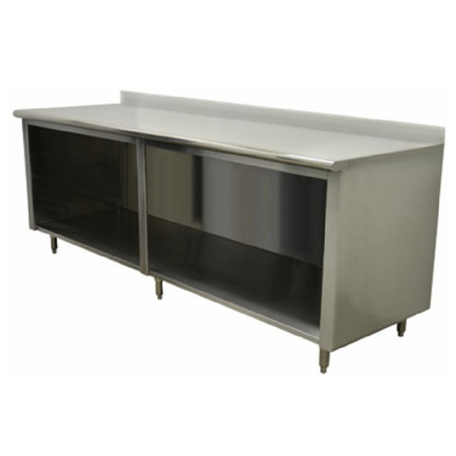 Advance Tabco EEK-SS-309 Special Value Economy Work Table 108"W X 30"D Open Front Cabinet Base