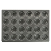 Hubert 82380 - Muffin Pan, Holds (24) 3-4/5 Oz. Muffins (4 Rows Of 6), 20-11/16" X 14-1/16" X 1-3/8"H