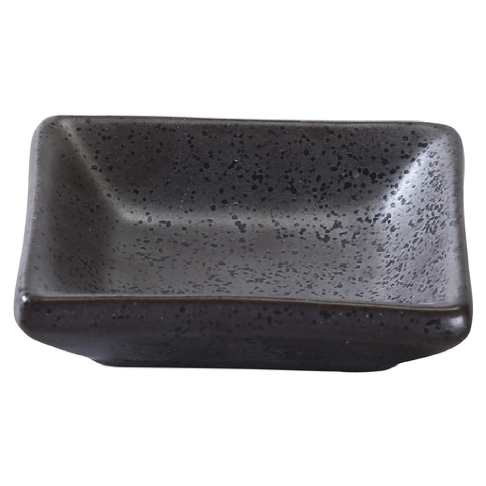 Yanco DB-4030 Diamond Black Sauce Dish 2 Oz. 3"L X 2-1/4"W X 3/4"H