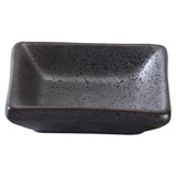 Yanco DB-4030 Diamond Black Sauce Dish 2 Oz. 3"L X 2-1/4"W X 3/4"H