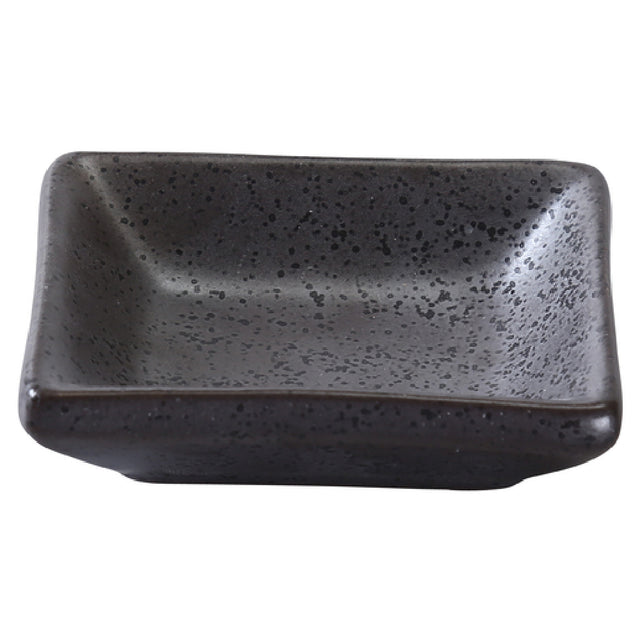 Yanco DB-4030 Diamond Black Sauce Dish 2 Oz. 3"L X 2-1/4"W X 3/4"H
