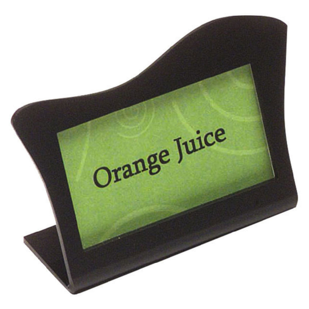 Hubert 41371 - Sign Holder/Easel, 3-1/2" X 2"H, Double Curve