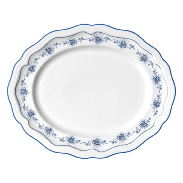 Steelite 62533FP817 Oval Platter 13.0" X 10.5" X 1.0" Adelina