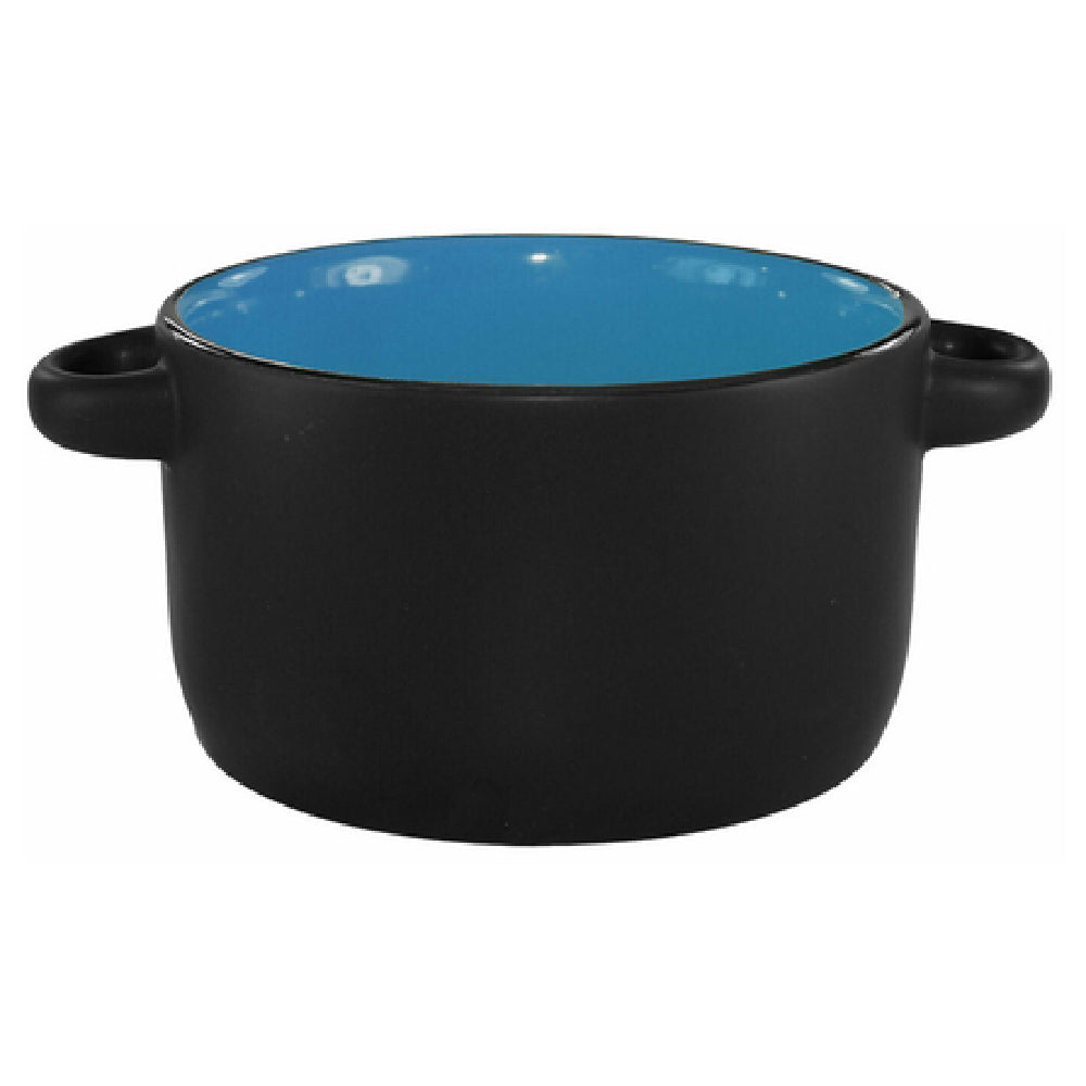 International Tableware 83567-2903/05MF-05C Bistro Soup Bowl 11 Oz. 4-1/8" Dia. (w/handles 5-5/8" Dia.) X 2-3/8"H