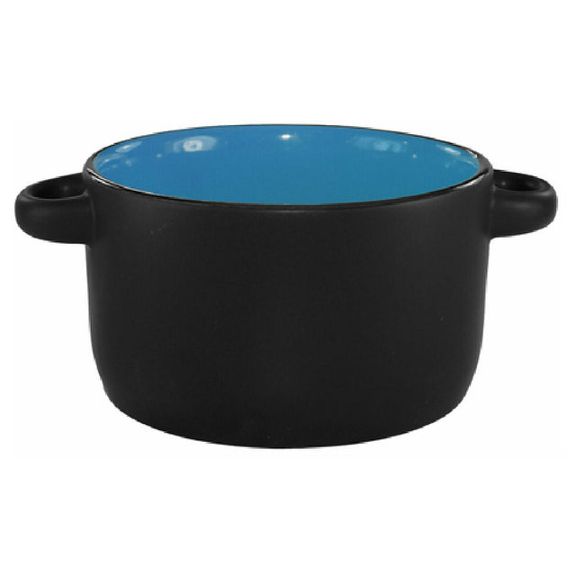 International Tableware 83567-2903/05MF-05C Bistro Soup Bowl 11 Oz. 4-1/8" Dia. (w/handles 5-5/8" Dia.) X 2-3/8"H