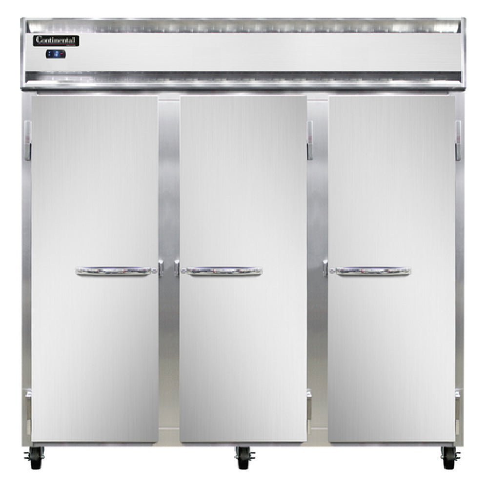 Continental Refrigerator 3FSNSS Freezer Reach-in Three-section