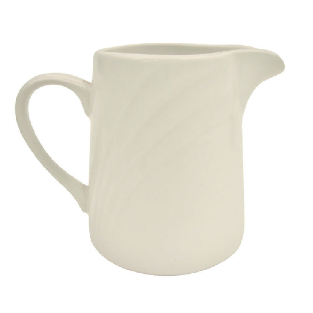 CAC China GAD-PC Garden State Creamer 6 Oz. 3"L X 2-1/4"W X 3-1/2"H