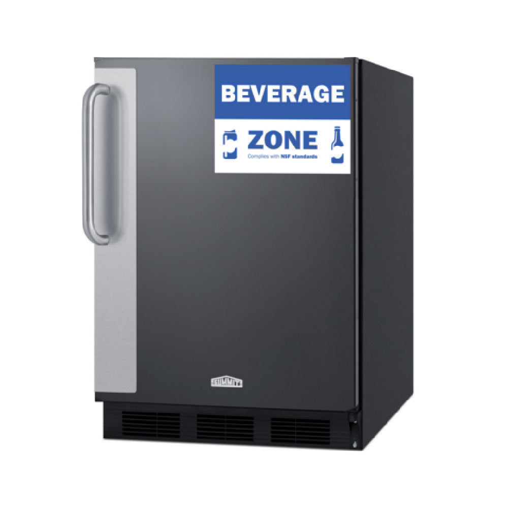 Summit FF6BK7BZ All-refrigerator 24" Wide 5.5 Cu.ft