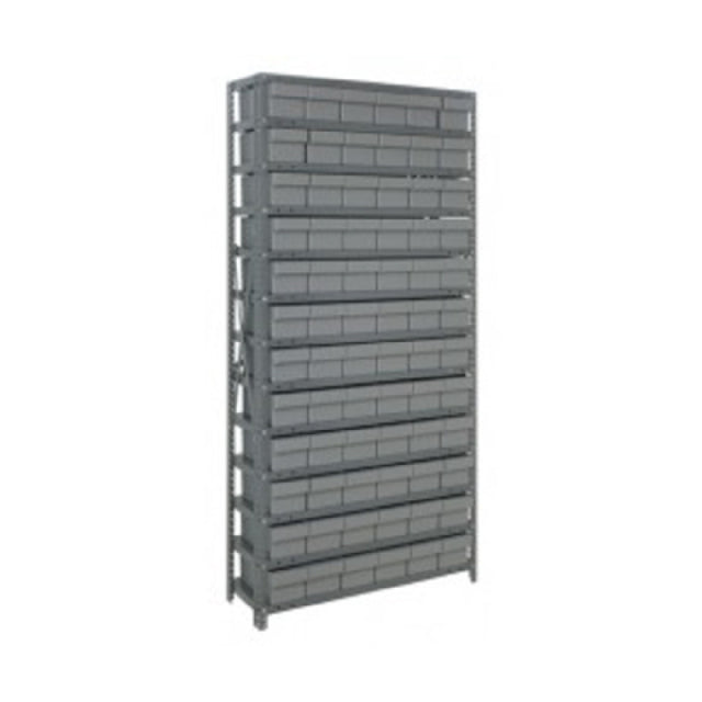 Quantum 2475-603_BLUE - Shelving Unit, 24"D X 36"L X 75"H, Heavy Duty