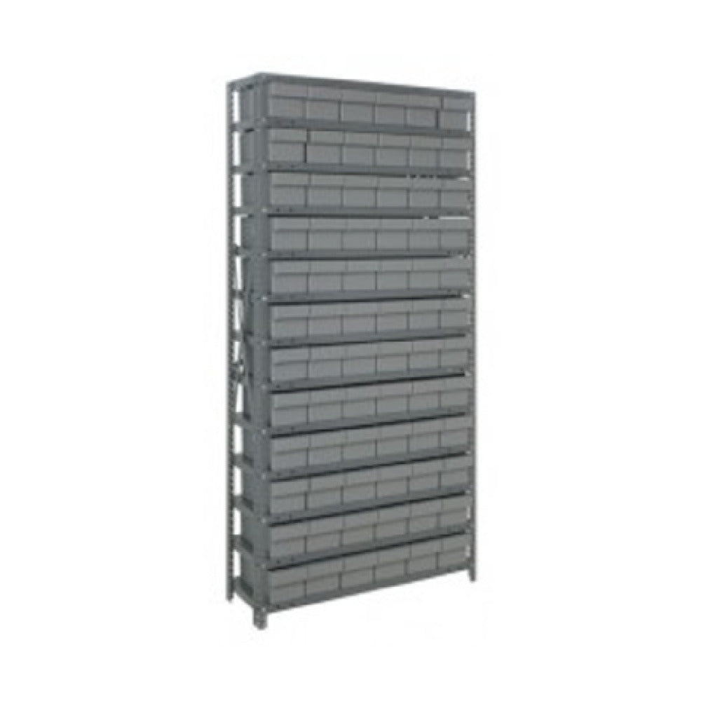 Quantum 2475-603_GRAY - Shelving Unit, 24"D X 36"L X 75"H, Heavy Duty