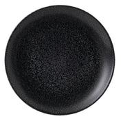 Arc Cardinal EB165 Dudson Evo Origins Black Coupe Plate (D:6.5'') Vitrified Ceramic