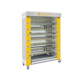 Rotisol FB1400-8G-SSP FlamBoyant Infrared Rotisserie Oven Gas Floor Model