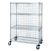 Quantum M2448C46E Mobile Enclosure Cart 48"W X 24"D X 69"H Includes: (4) Wire Shelves