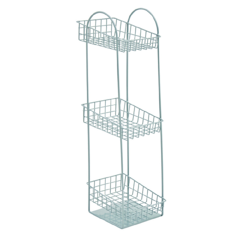 Hubert 54611 - Expressly Hubert® Basket Stand, 3-tier, 6"L X 7-1/4"W X 24-1/4"H