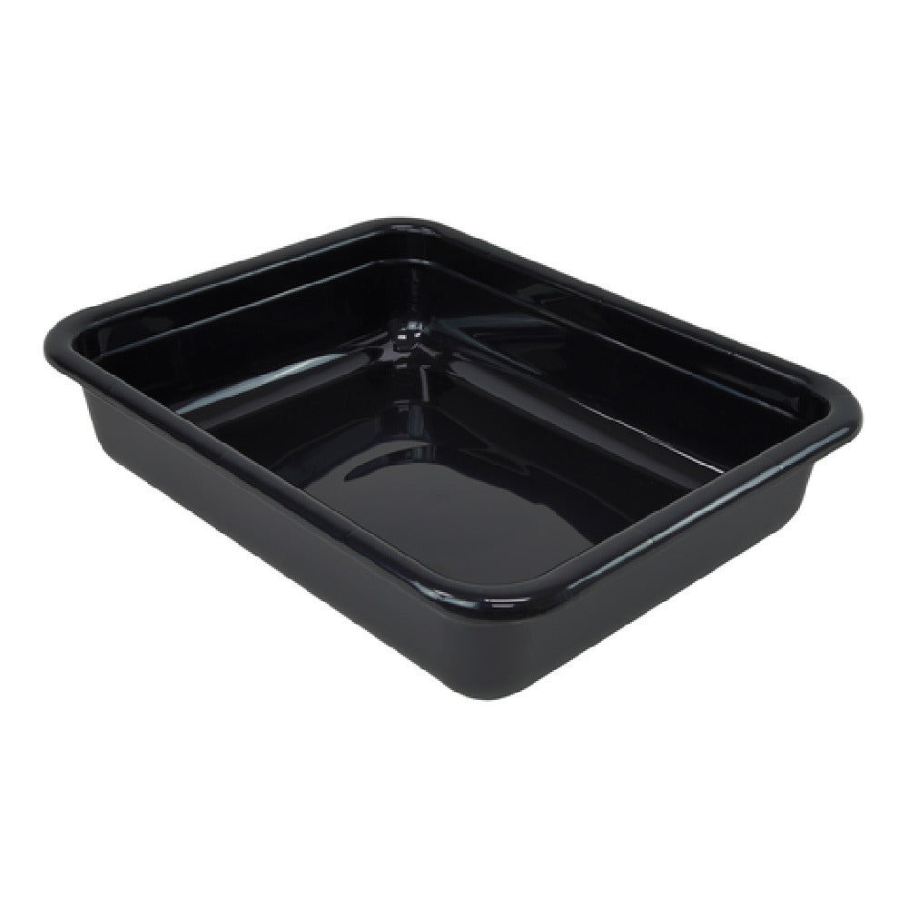 Quantum FSB-20155CS_BLACK - Bussing Tub, 15"W X 20"L X 5"H, Flat Bottom