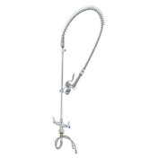 T&S Brass B-0113-CR-BJ-ST EasyInstall Pre-Rinse Faucet Deck Mount Single Hole Base